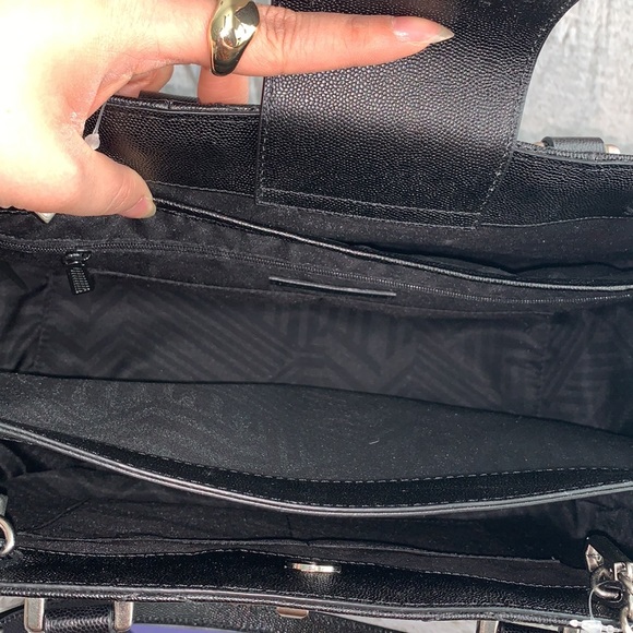 REBECCA MINKOFF | Je T’aime Work Bag Tote - Black Leather - Picture 13 of 17